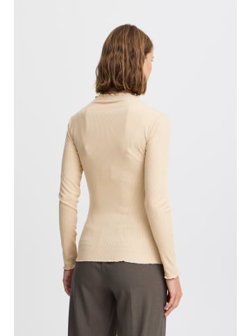 b. young Langarm-Shirt BYPAPILONE Slim fit in Humus