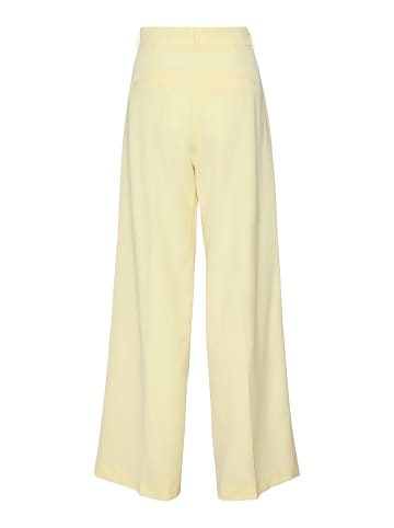 Vero Moda Weite Culotte Palazzo Stoffhose Business Pants VMTROIAN in Gelb