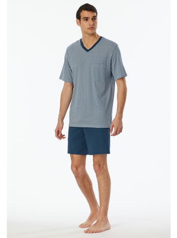 Schiesser Schlafanzug kurz in Air