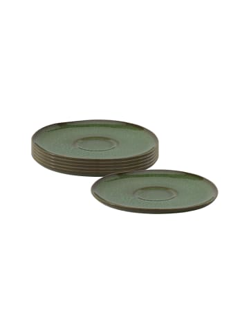 like. by Villeroy & Boch 6er Set Kaffeeuntertassen Lave in ø 15,2 cm in Vert
