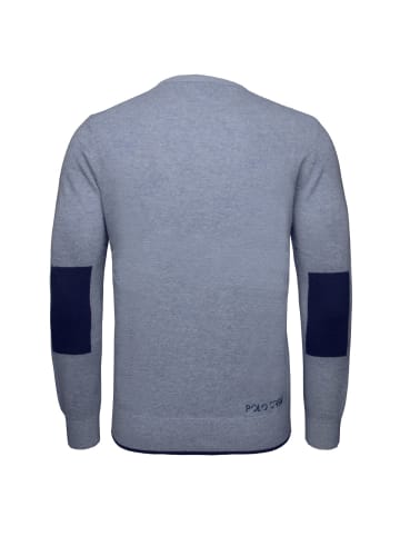 La Martina Pullover XMS012 XT in blau