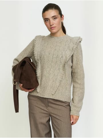 Soft Rebels Pullover SRStory in 378 Silver Mink Melange