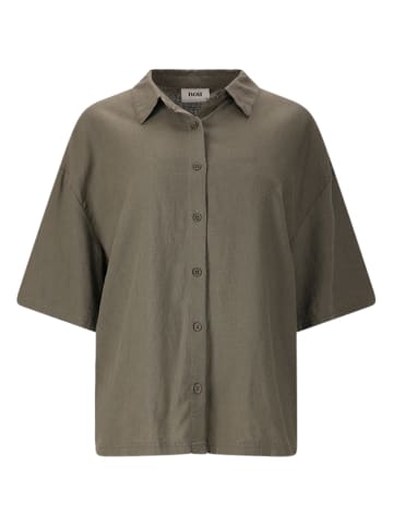 NOU Leinenhemd Natasha in 3211 Smokey Olive
