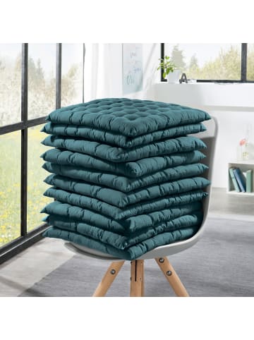 REDBEST Stuhlkissen 10er-Pack in petrol