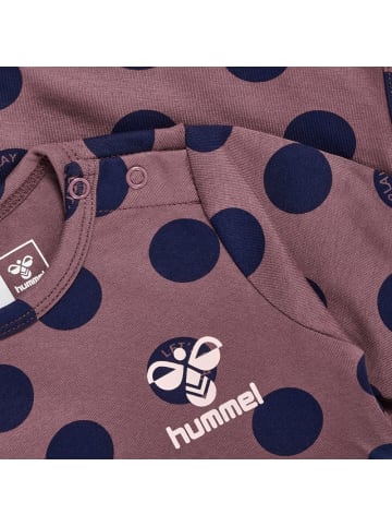 Hummel Outdoor Overall "Dotty Body Longsleeve" in Rosa