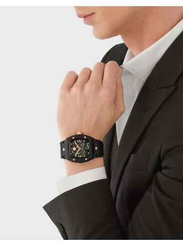 Philipp Plein Automatikuhr für Herren in Schwarz