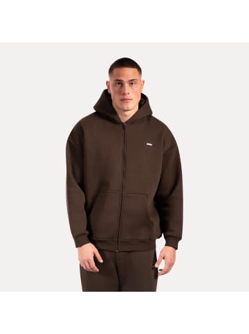 SMILODOX Zip Hoodie Cedrik in Braun