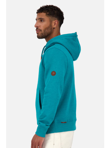 alife and kickin Kapuzensweatshirt, Sweatshirt JohnsonAK A in marine teal melange