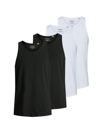 Jack & Jones Unterhemd / Tanktop Jacbasic in Schwarz / Weiß