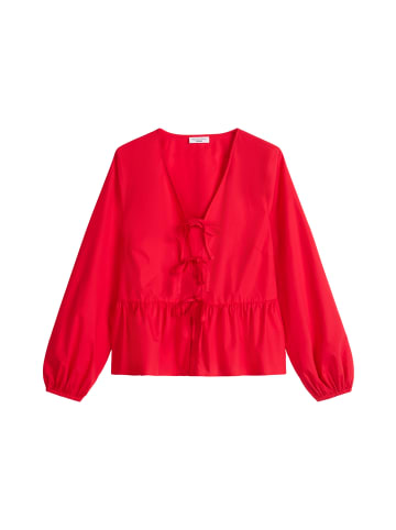 Marc O'Polo DENIM Schleifenbluse relaxed in Carmine Red