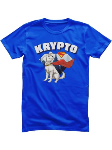 Superman T-Shirt "Krypto The Superdog T-Shirt" in Blau
