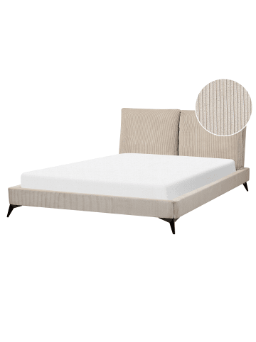 Beliani 4-tlg Doppelbett MELLE in Beige