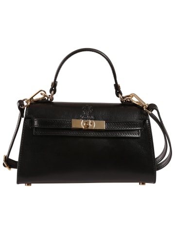 Toscanto Toscanto Handtasche Leder schwarz ca. 23cm