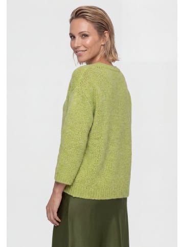 Olsen Strickpullover Cora in kiwi - 0001