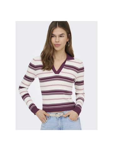 ONLY Langarmshirt in grape wine
