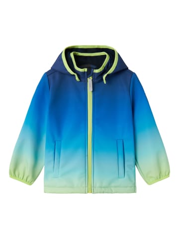 name it Softshelljacke NMMMALTA05 SOFTSHELL JACKET in azure blue