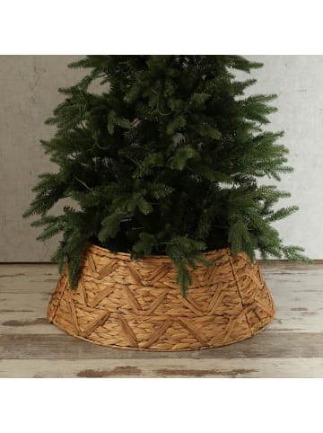 MARELIDA Weihnachtsbaumrock Abdeckung für Baumständer D: 70cm in braun