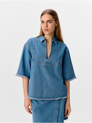Object Oberteil in Light Blue Denim