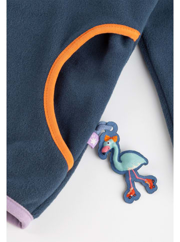 Sigikid Fleecejacke Wild Flamingo in dunkelblau