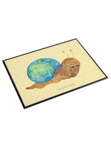 Mr. & Mrs. Panda schreibtischunterlage Schnecke Sir ohne Spruch in Gelb Pastell