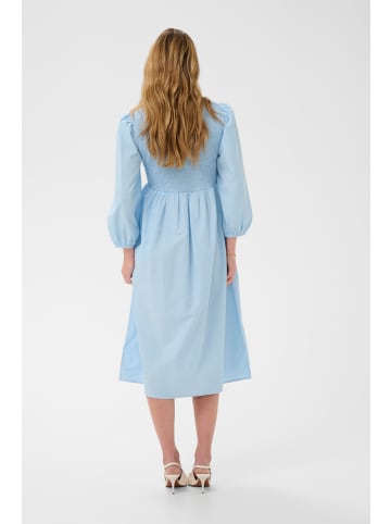 Kaffe Kleid KAmona Regular fit in White Blue Stripe