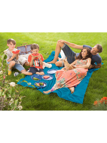 Erwin Müller Velours-Frottier Frottierdecke in türkis