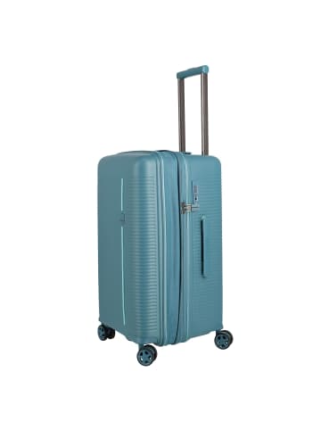travelite Roomer 4 Rollen Trolley 66 cm in aqua