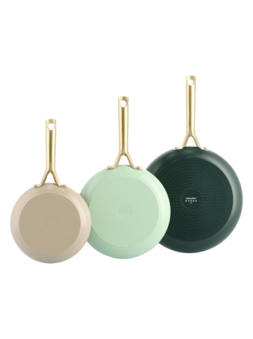 GREENPAN Pfannen-Set Shades (CC009018-001) 20+24+28cm Set in grün