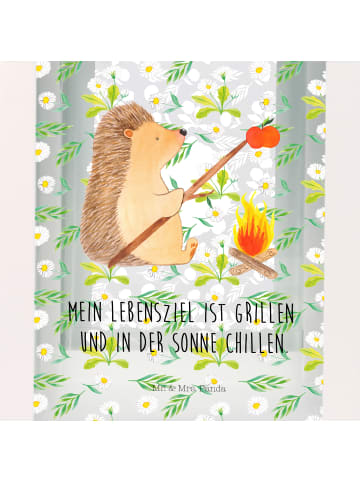 Mr. & Mrs. Panda Deko Laterne Igel Grillen mit Spruch in Transparent