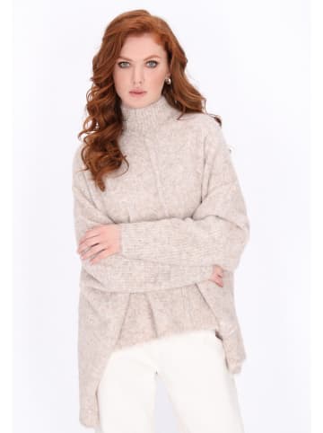 DreiMaster Women Poncho in beige melange