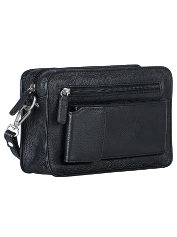 Leonhard Heyden Berlin Herrentasche Leder 22 cm schwarz