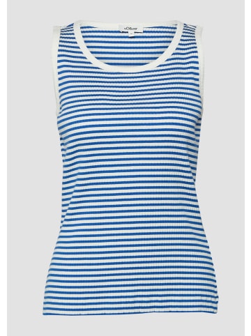 s.Oliver T-Shirt in 56G3_ozeanblau