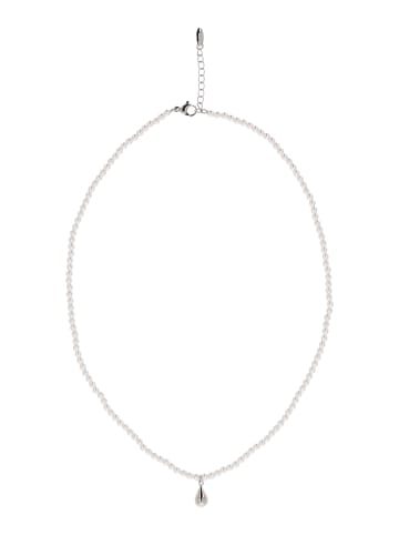gaya Women Necklace in Silver White