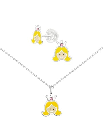 Alexander York Schmuckset Prinzessin in 925 Sterling Silber, 4-tlg. in silber