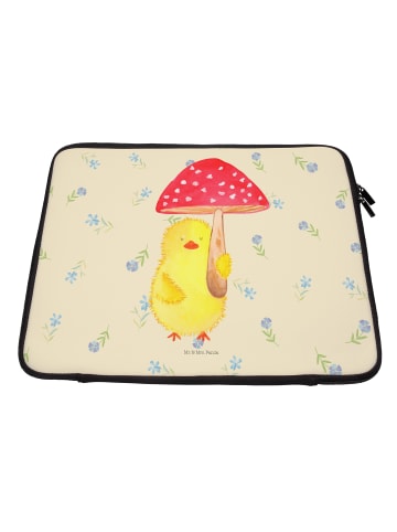 Mr. & Mrs. Panda Laptop Tasche Küken Fliegenpilz ohne Spruch in Blumig
