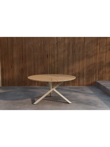 ebuy24 Gartentisch Mexico Natur 140 x 140 cm