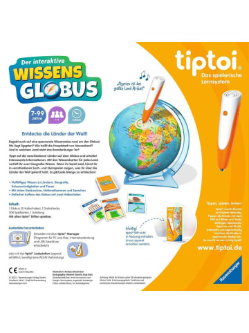 Ravensburger Lernspiel tiptoi® Der interaktive Wissens-Globus - ab 7 Jahre 7-99 Jahre in bunt