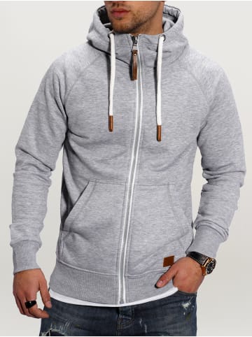 behype Sweatjacke BHTANSER in grau