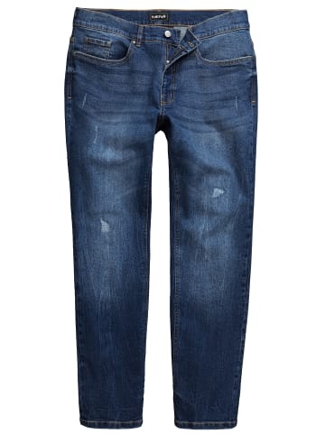 Men Plus Jeanshose in dark blue denim