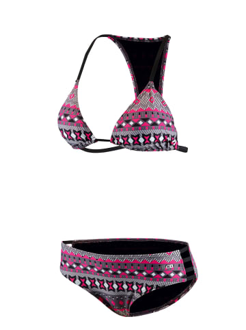 BECO the world of aquasports Bikini GeoGlam in schwarz-pink