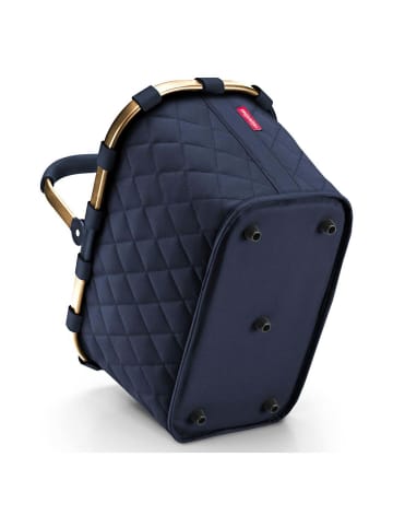 Reisenthel Carrybag - Einkaufskorb (cord dark matcha) in frame rhombus midnight gold