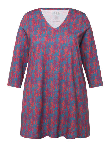 Ulla Popken Longshirt in dunkle beere