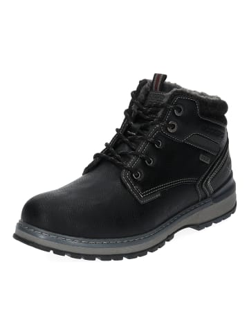 DOCKERS Stiefelette in Schwarz/Grau