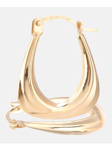 Vanlere Creolen aus 375 Gelbgold