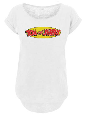 F4NT4STIC Long Cut T-Shirt Tom and Jerry TV Serie Inline in weiß