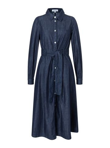 More & More sportives Jeanskleid mit Bindegürtel in denim