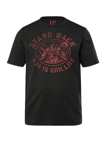 JP1880 Kurzarm T-Shirt in schwarz