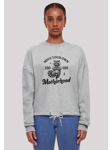 F4NT4STIC Oversize Sweatshirt Muttertag Mama Geschenk in grau meliert