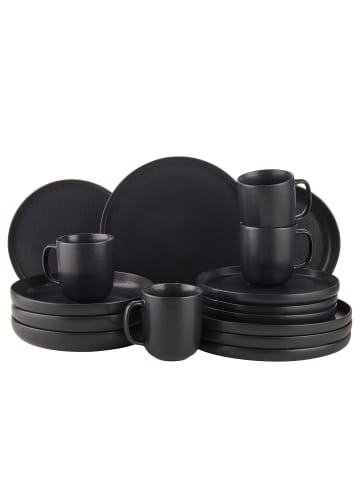 Butlers Geschirr-Set CASA NOVA 16-tlg. in Schwarz