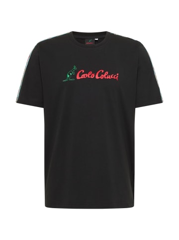 Carlo Colucci T-Shirt Erb in Schwarz